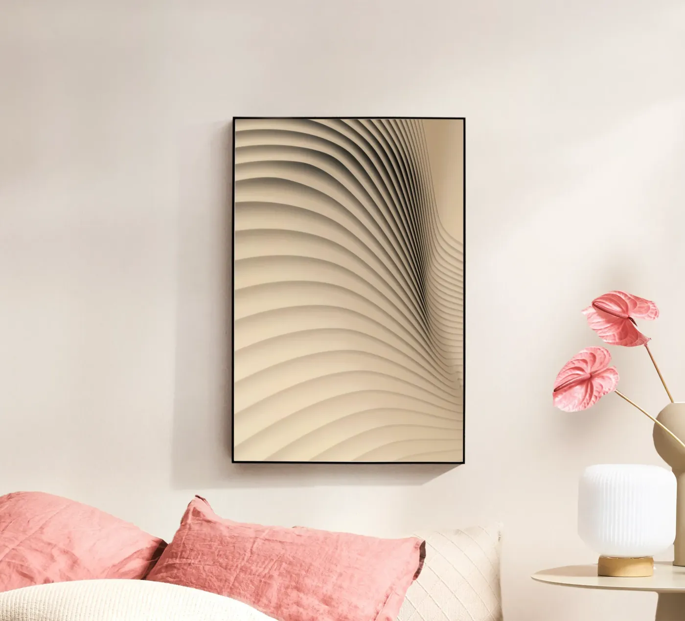 abstract shapes waves plexiglass da Earthly Visions