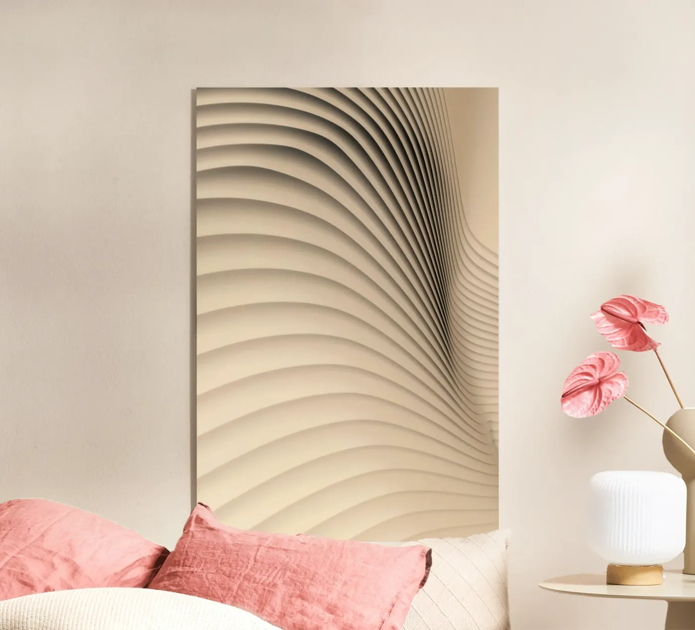 abstract shapes waves plexiglass da Earthly Visions