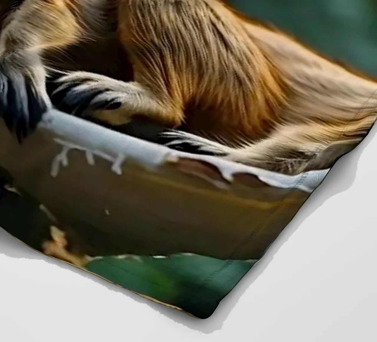 🌿🌺 Meerkats | Together in relaxation mode (1) fleece blanket by Trinkets NL Design Studio