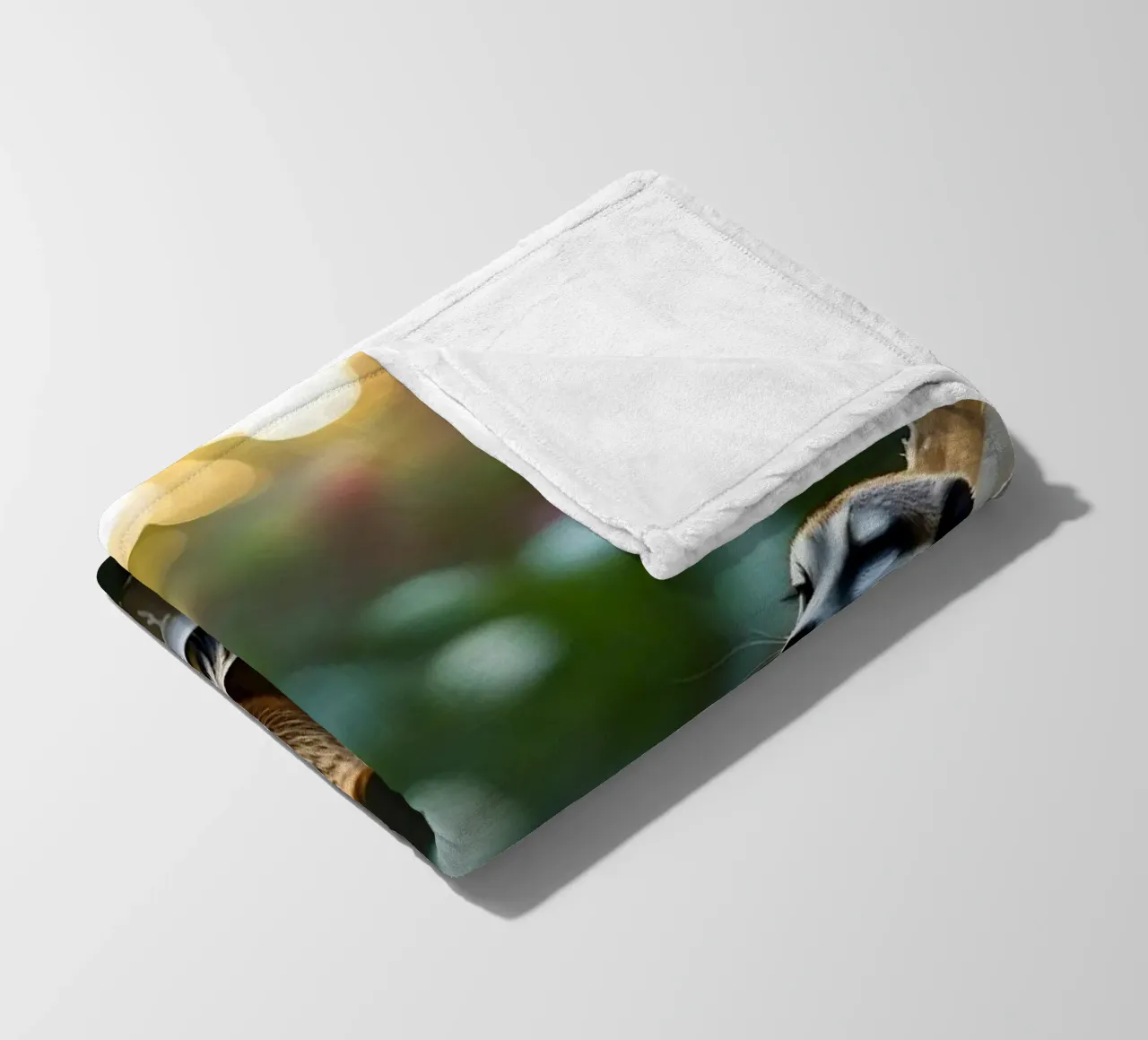 🌿🌺 Meerkats | Together in relaxation mode (1) fleece blanket by Trinkets NL Design Studio