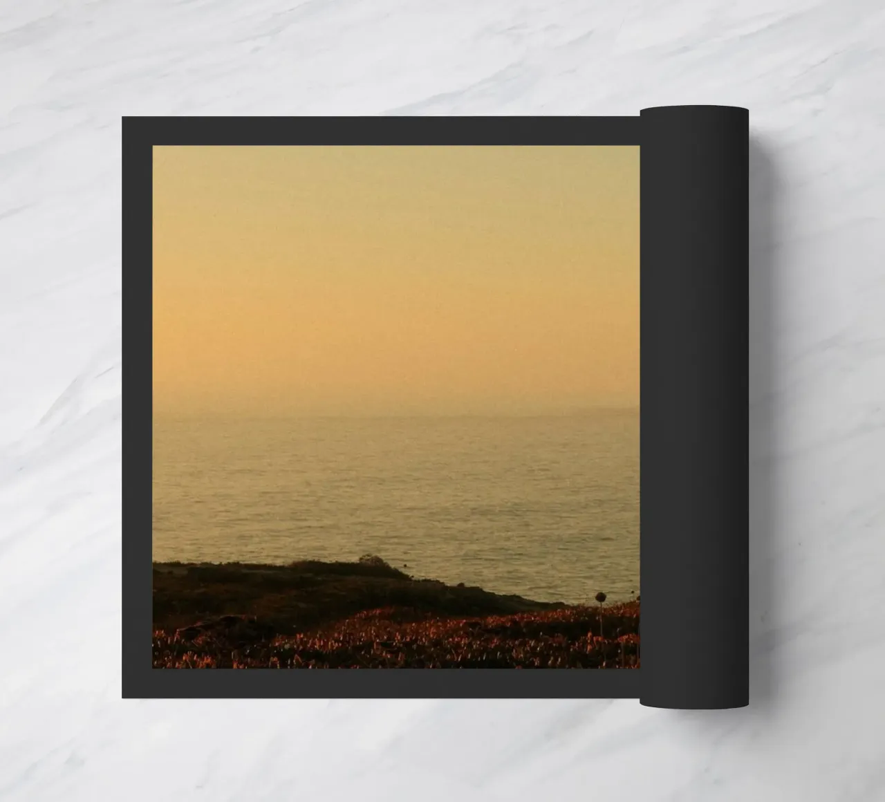 ocean sunset doormat by Earthly Visions