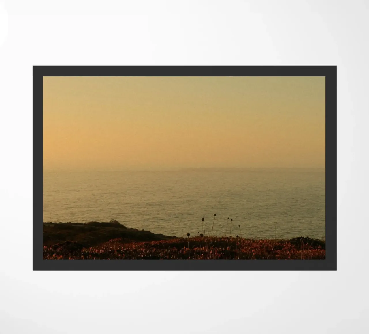 ocean sunset doormat by Earthly Visions