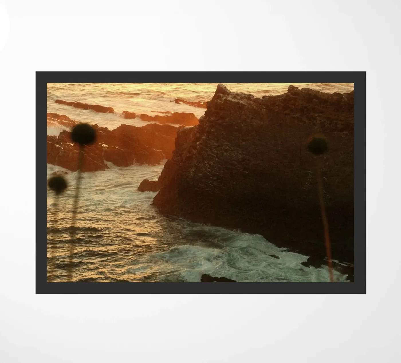 sunset ocean Fußmatte von Earthly Visions