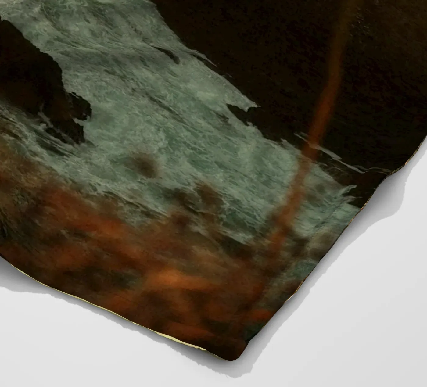 sunset ocean fleece blanket by Earthly Visions