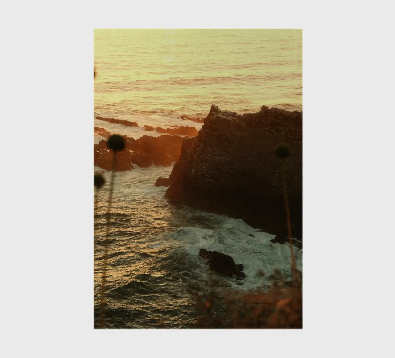 sunset ocean notebook by Earthly Visions