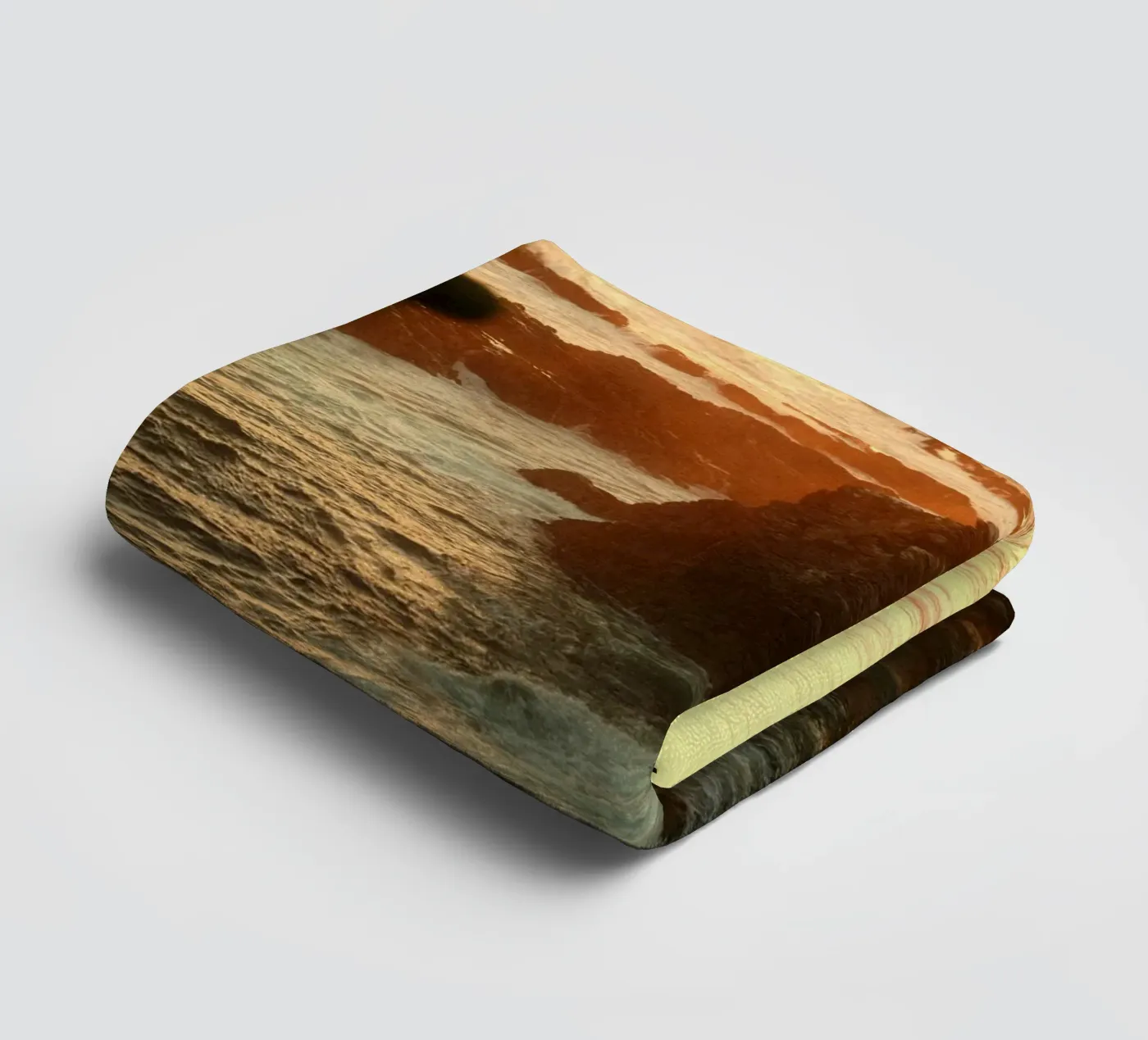 zonsondergang oceaan badhanddoek van Earthly Visions