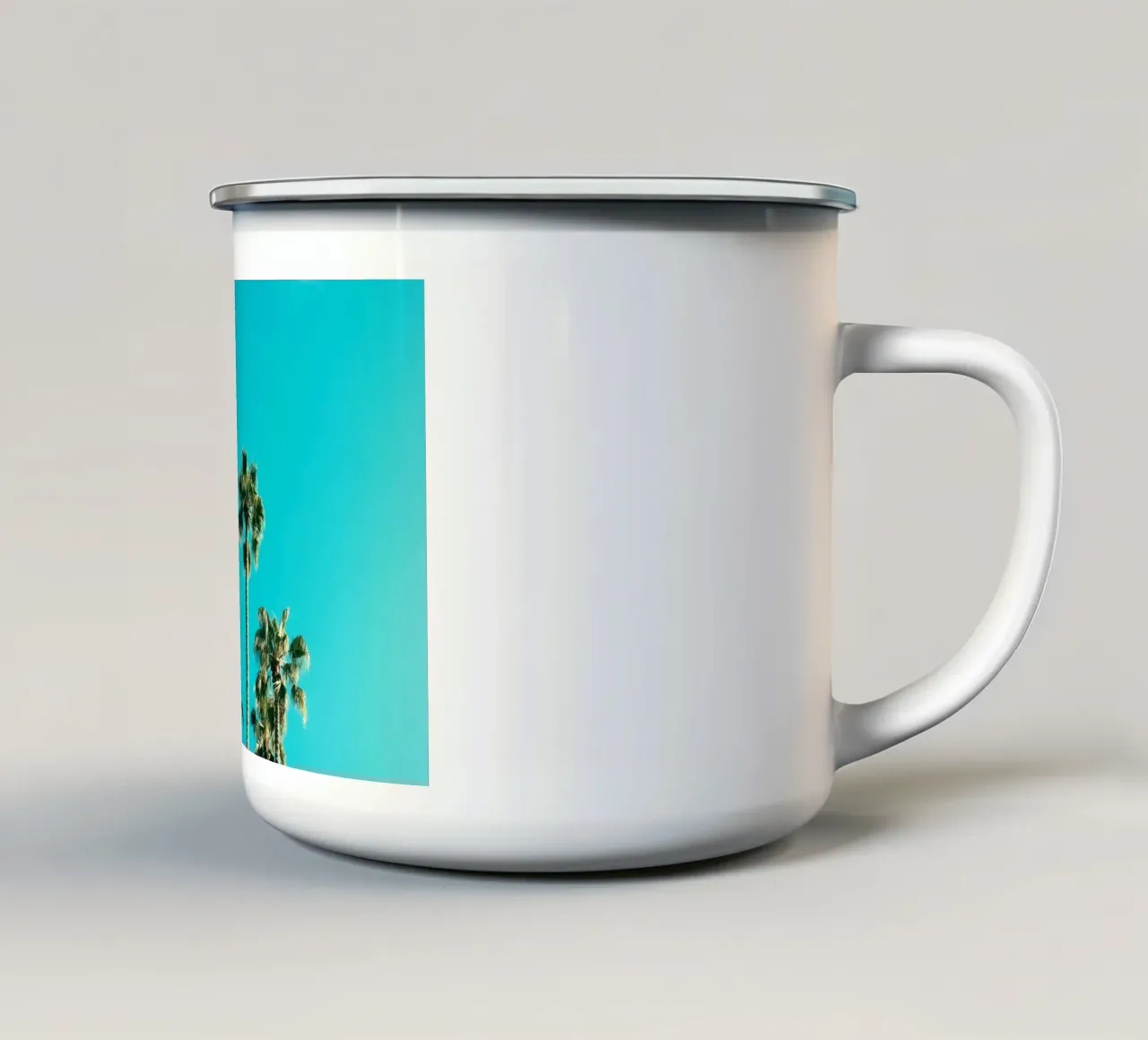 palme cielo tazza in smalto da Earthly Visions
