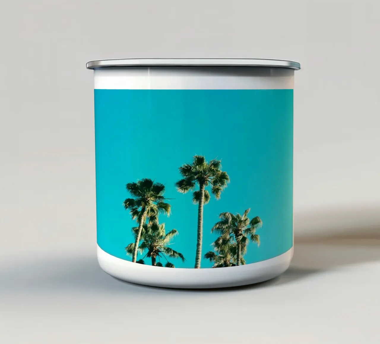 palme cielo tazza in smalto da Earthly Visions