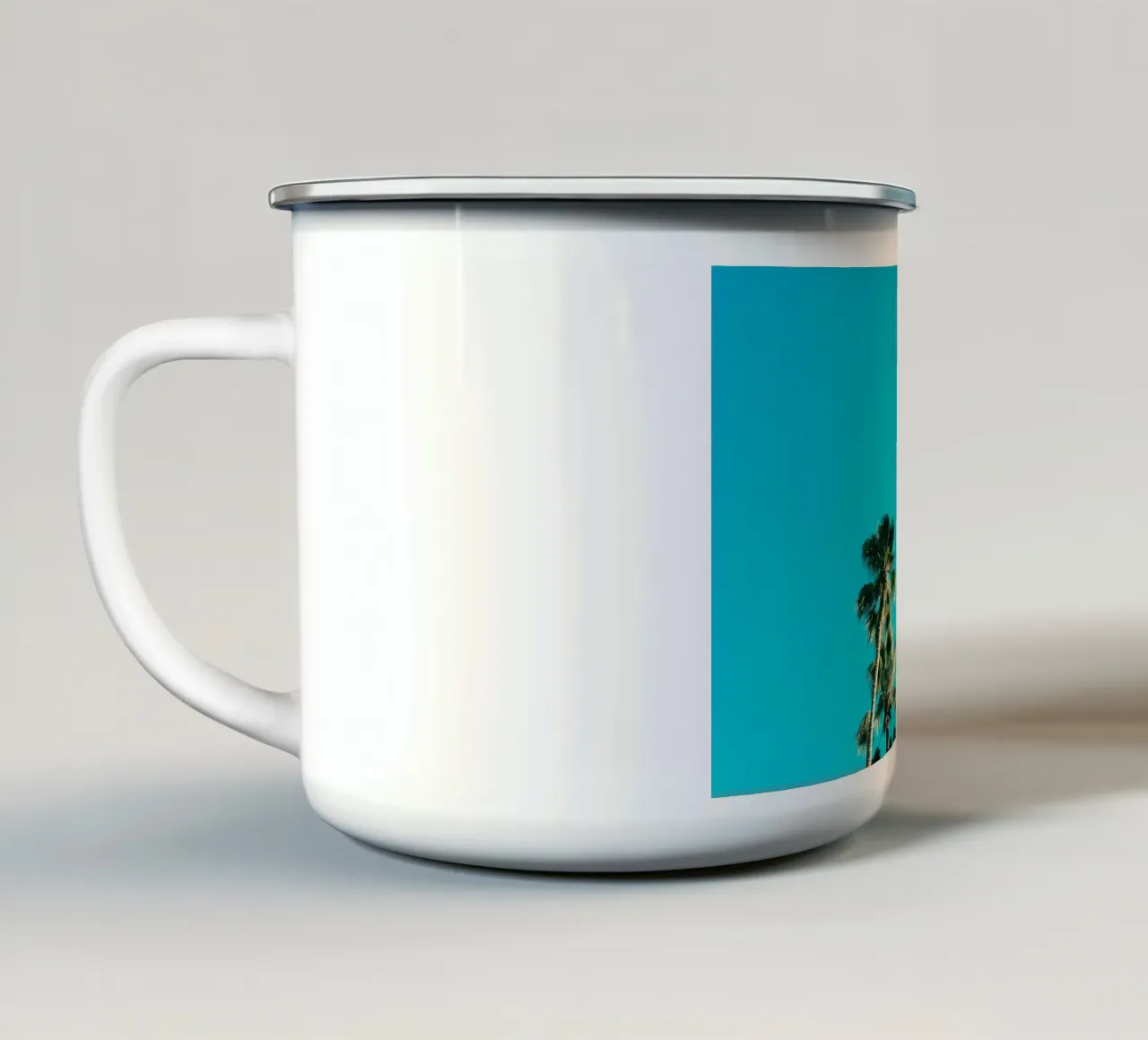 palme cielo tazza in smalto da Earthly Visions