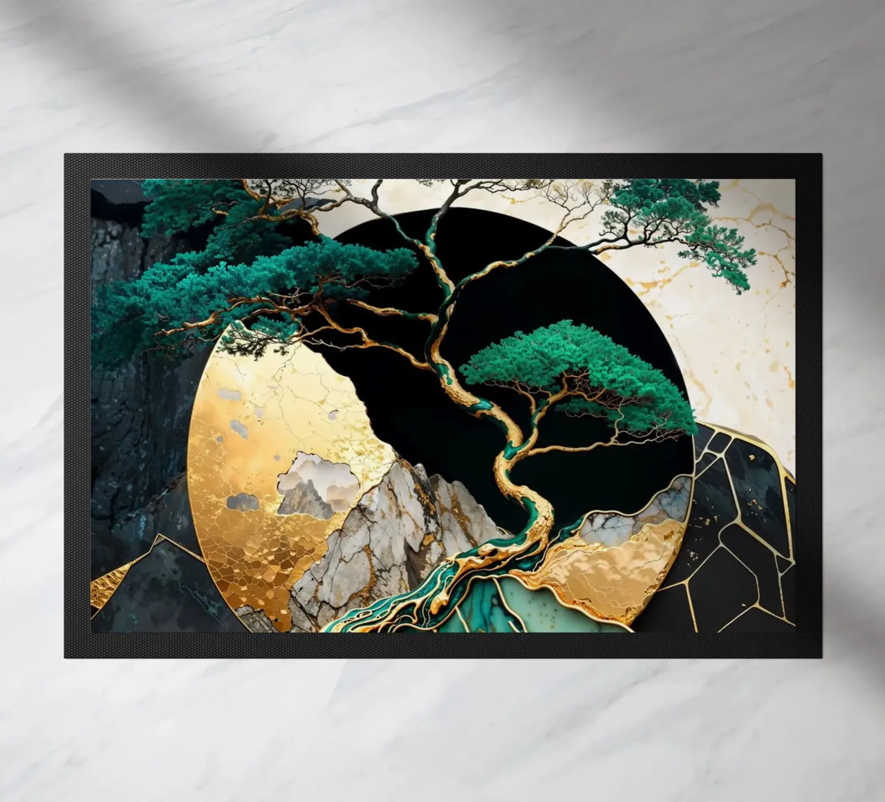 Golden Bonsai Tree Summit zerbino da Pixaverse