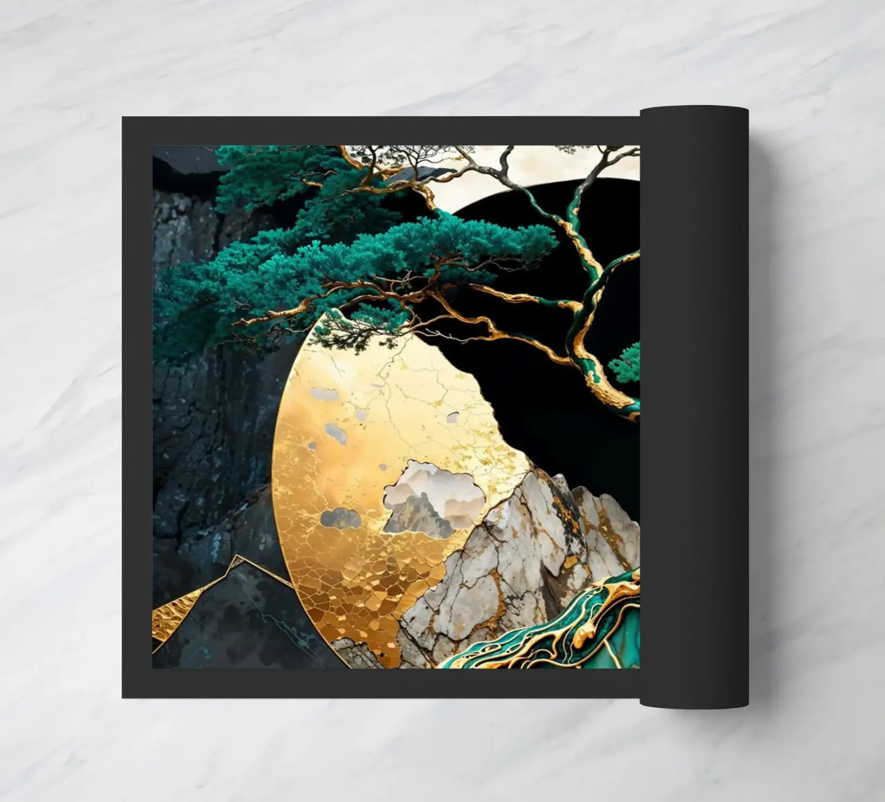 Golden Bonsai Tree Summit zerbino da Pixaverse