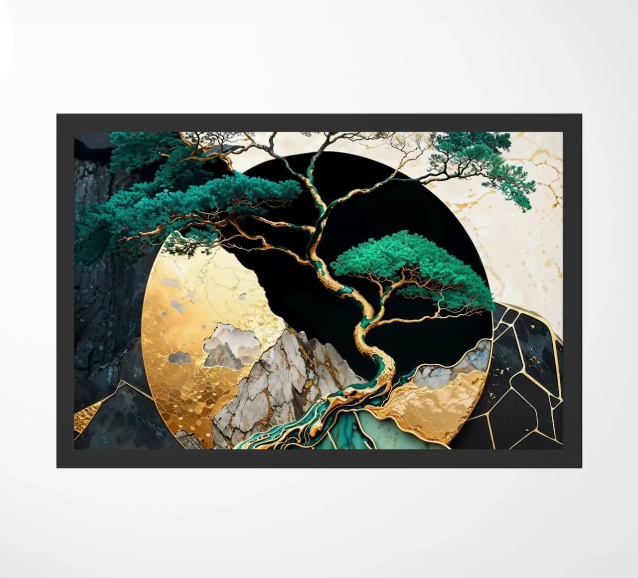 Golden Bonsai Tree Summit zerbino da Pixaverse