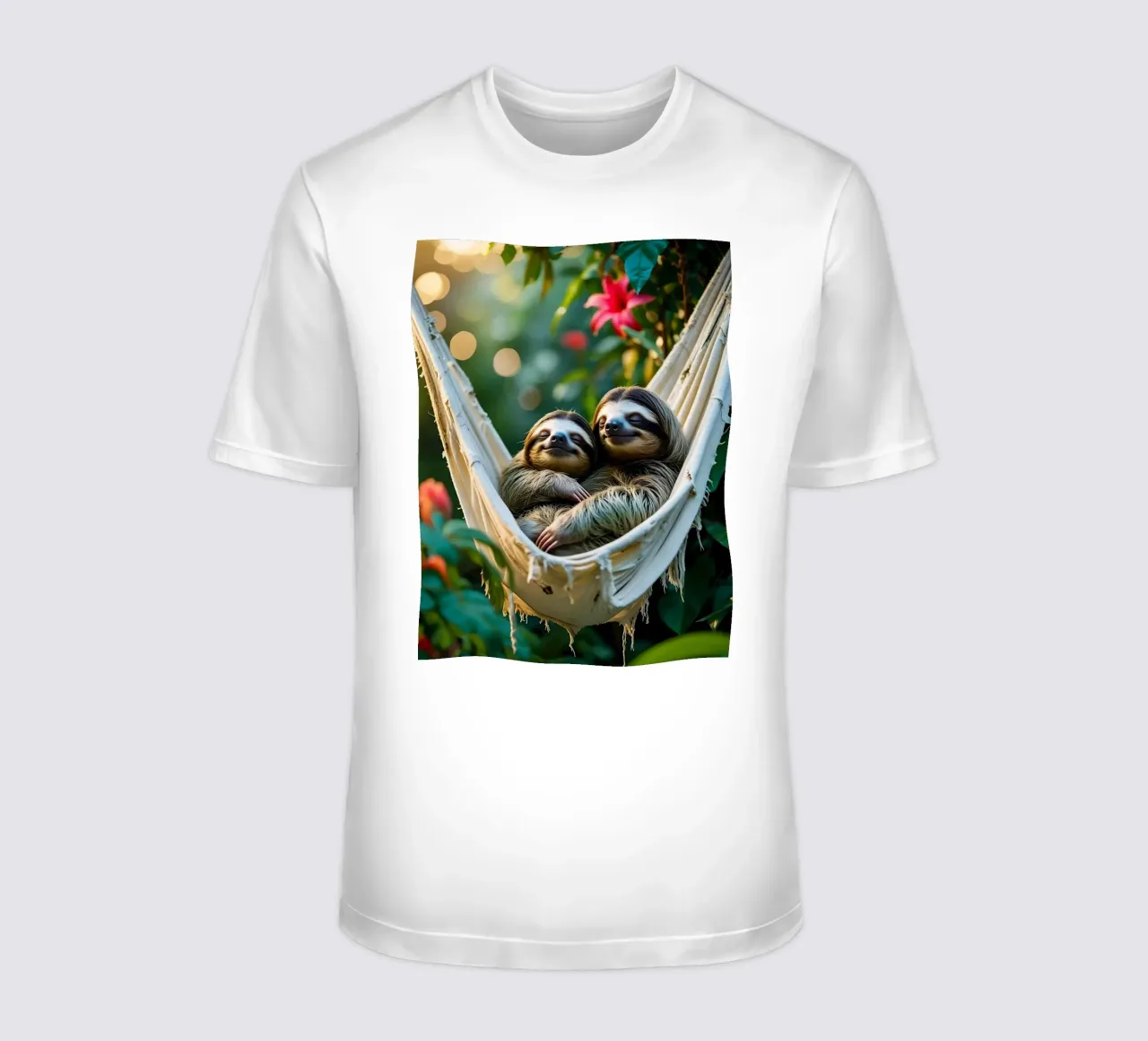🌿🌺 Bradipi | Insieme in modalità brivido (3) t-shirt da Trinkets NL Design Studio