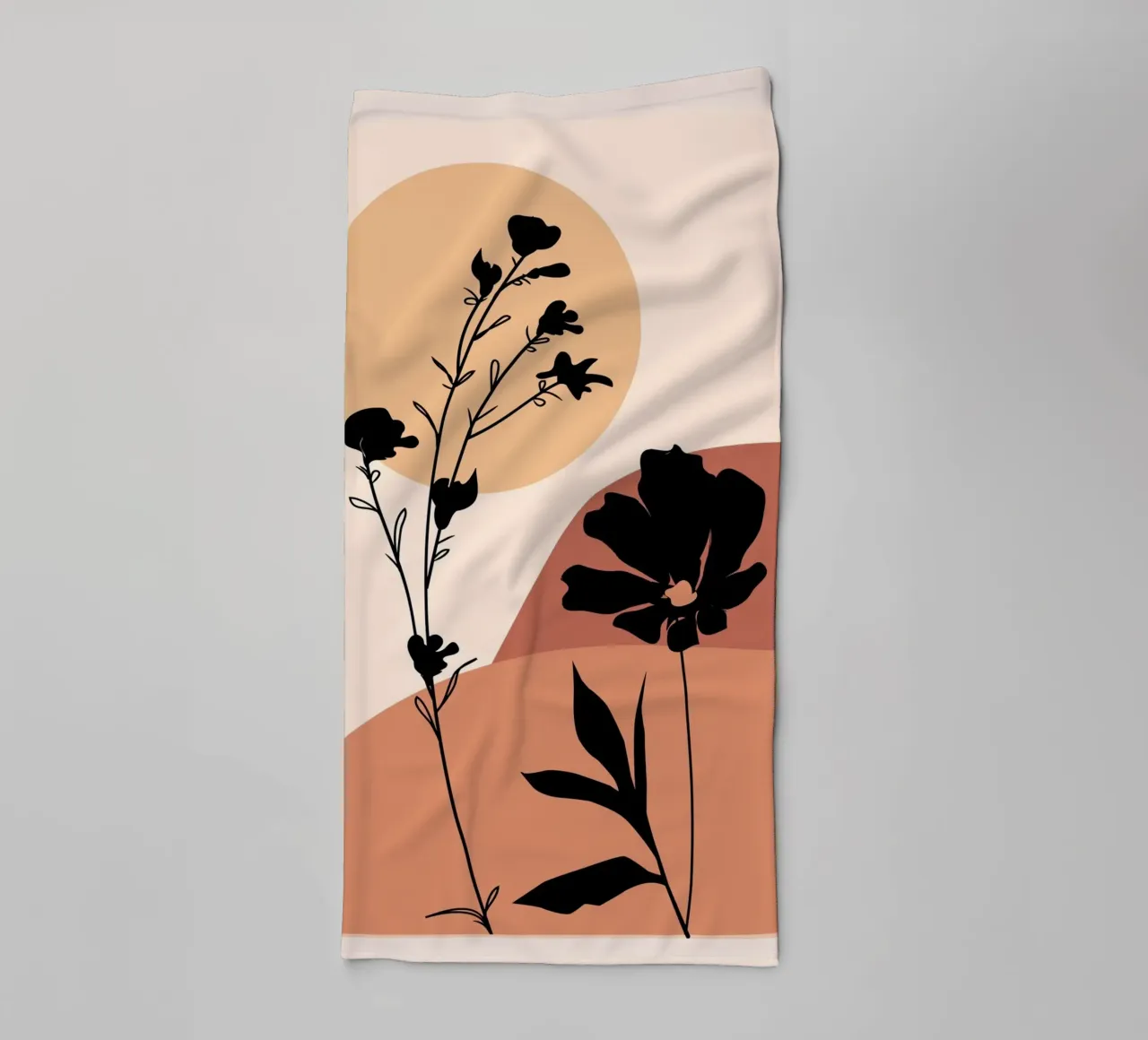 Sunset Botanicals towel by LeaDArt