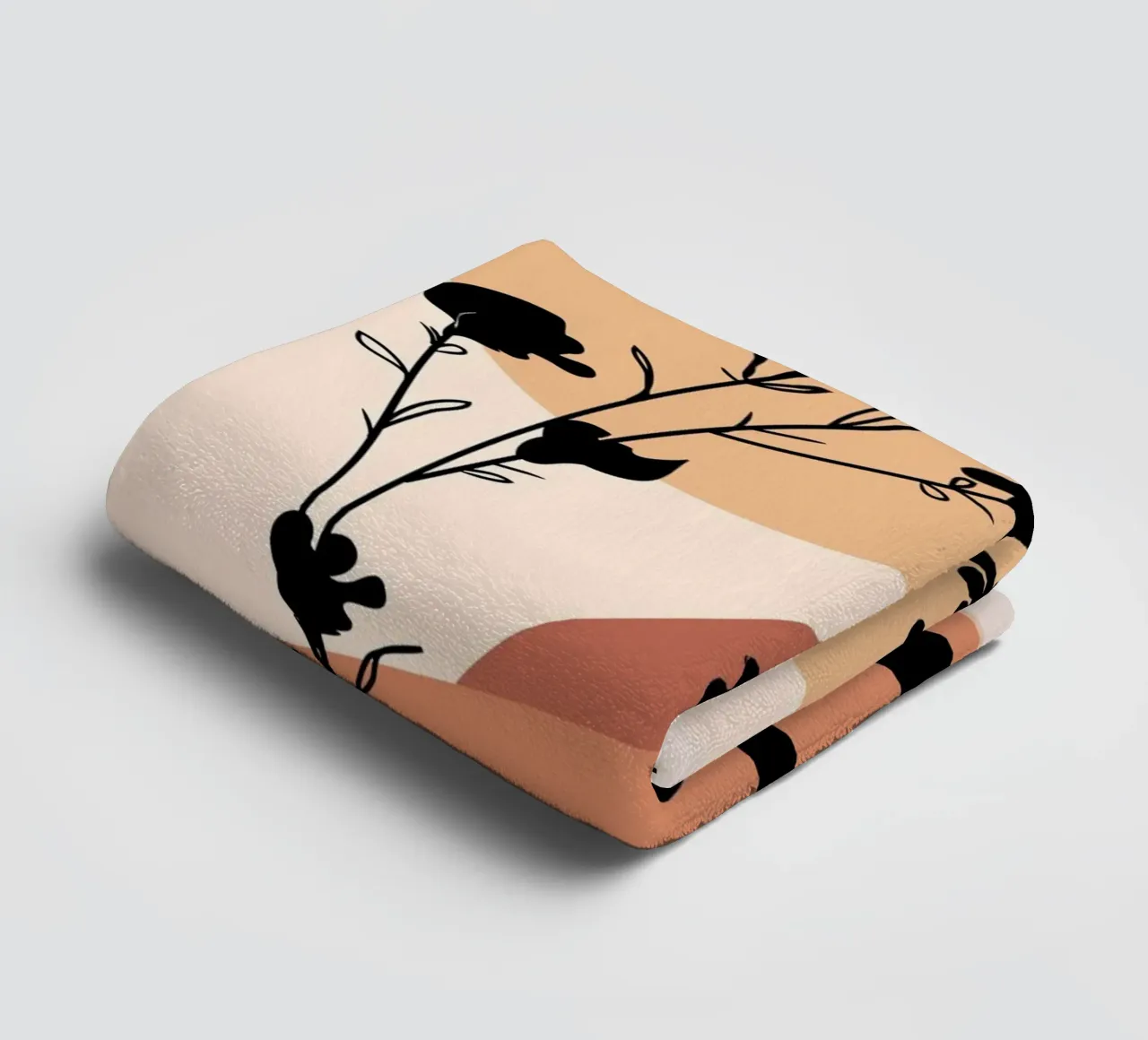 Sunset Botanicals towel by LeaDArt