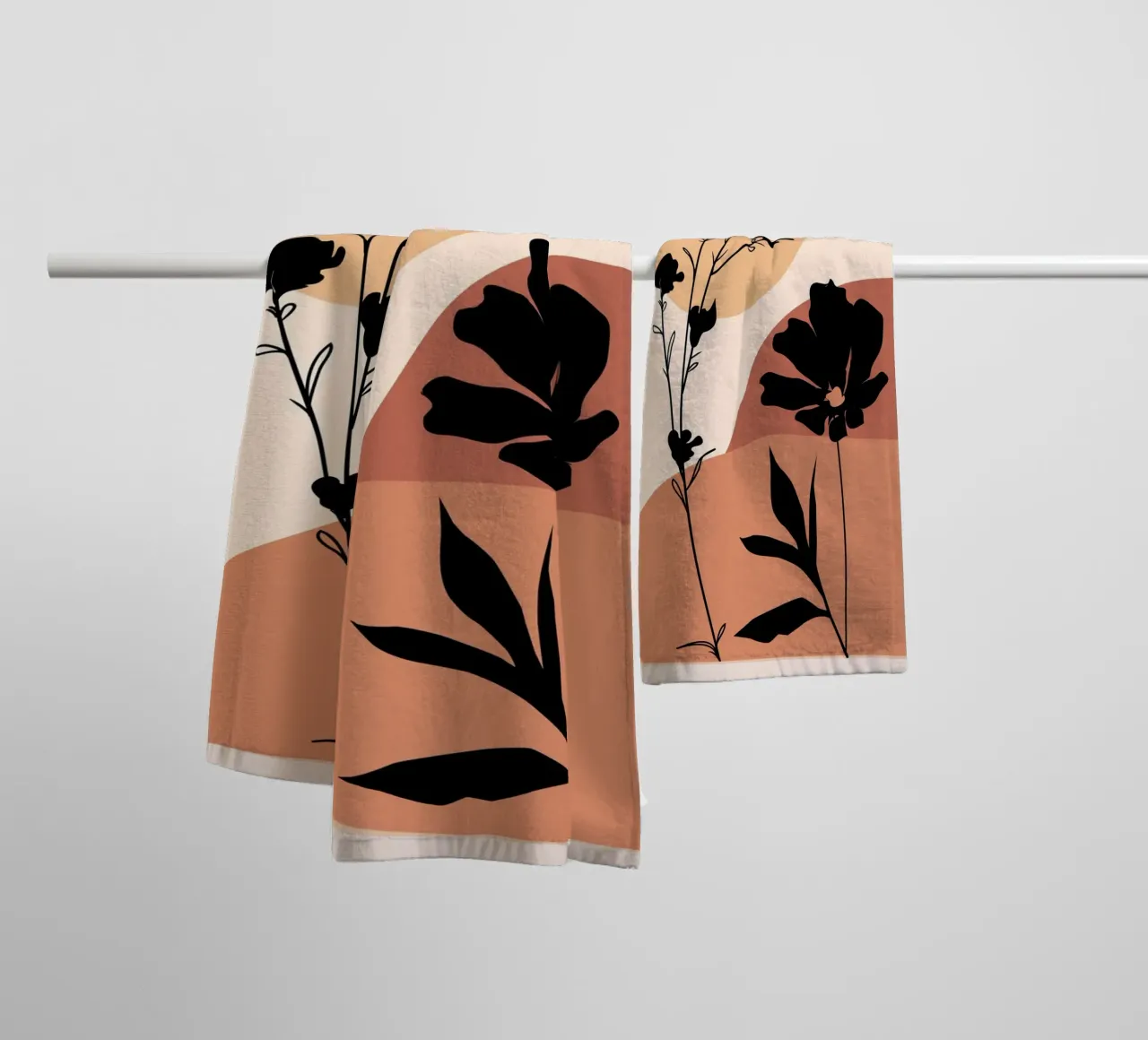 Sunset Botanicals towel by LeaDArt