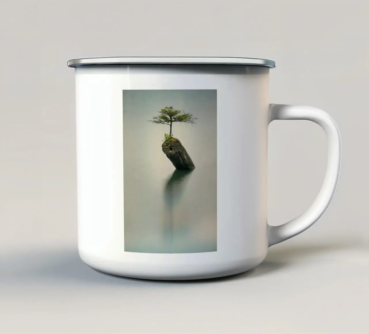 roccia dell'albero tazza in smalto da Earthly Visions