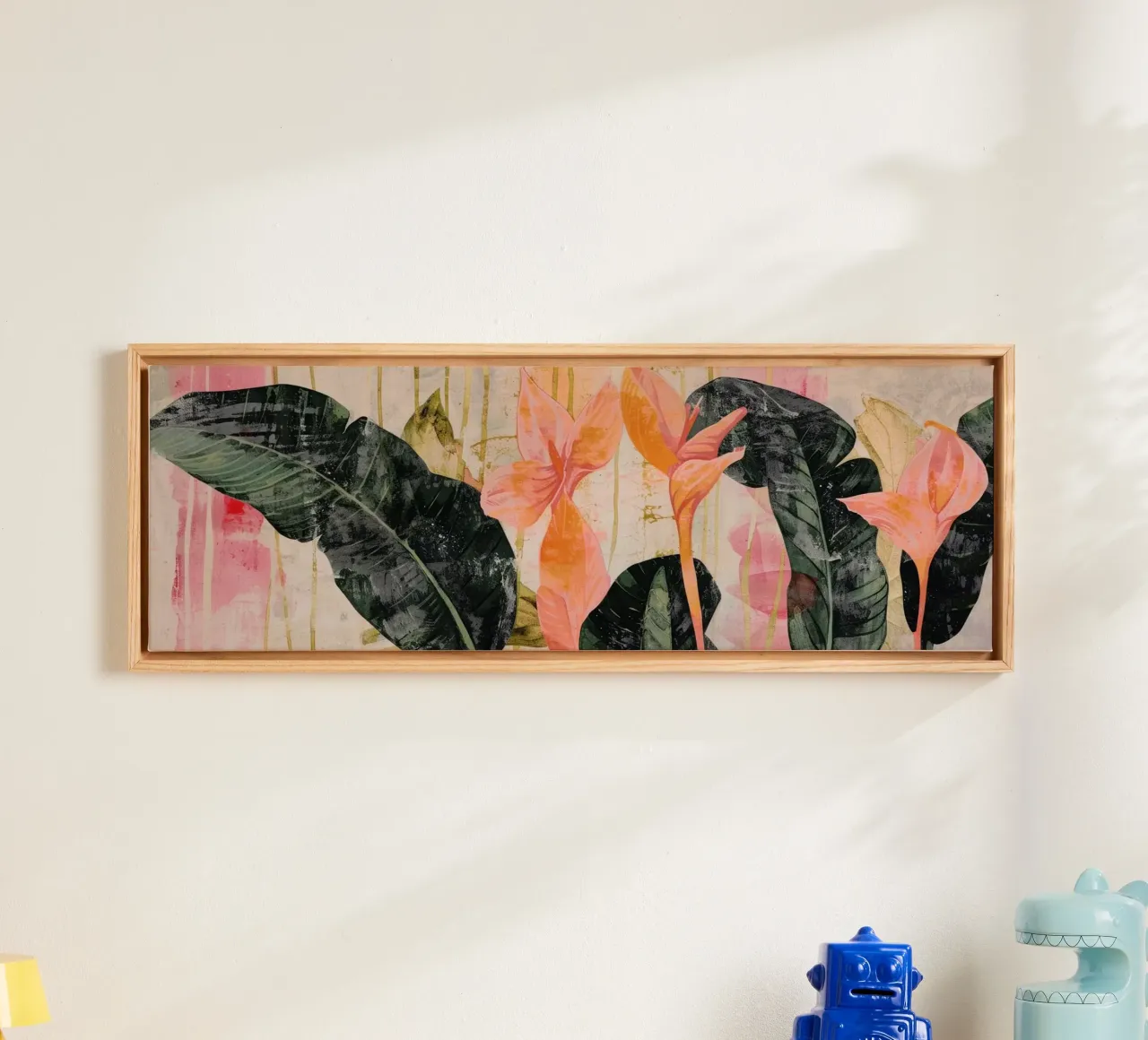 Into The Jungle No 11 tela con Cornice a cassetta da treechild