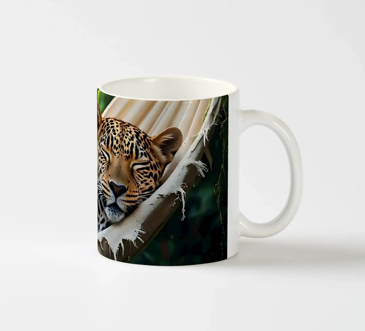 🌿😎 Leopardo | Ghiaccio in stile (2) tazza in ceramica da Trinkets NL Design Studio