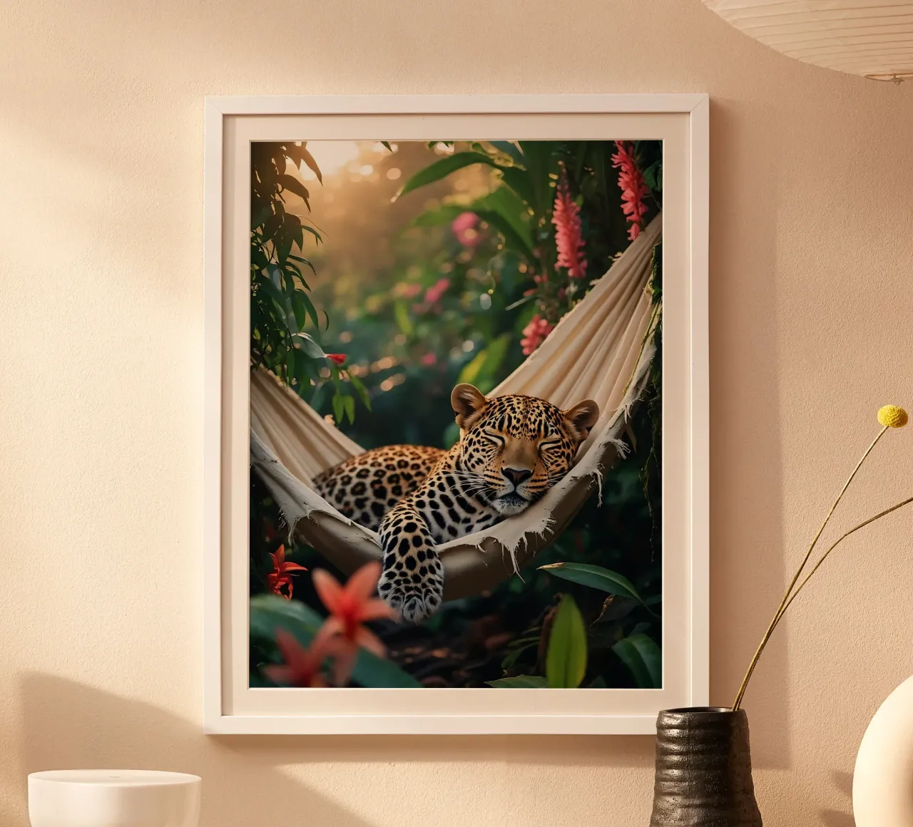 🌿😎 Leopard | Chilling in style (2) hahnemühle by Trinkets NL Design Studio