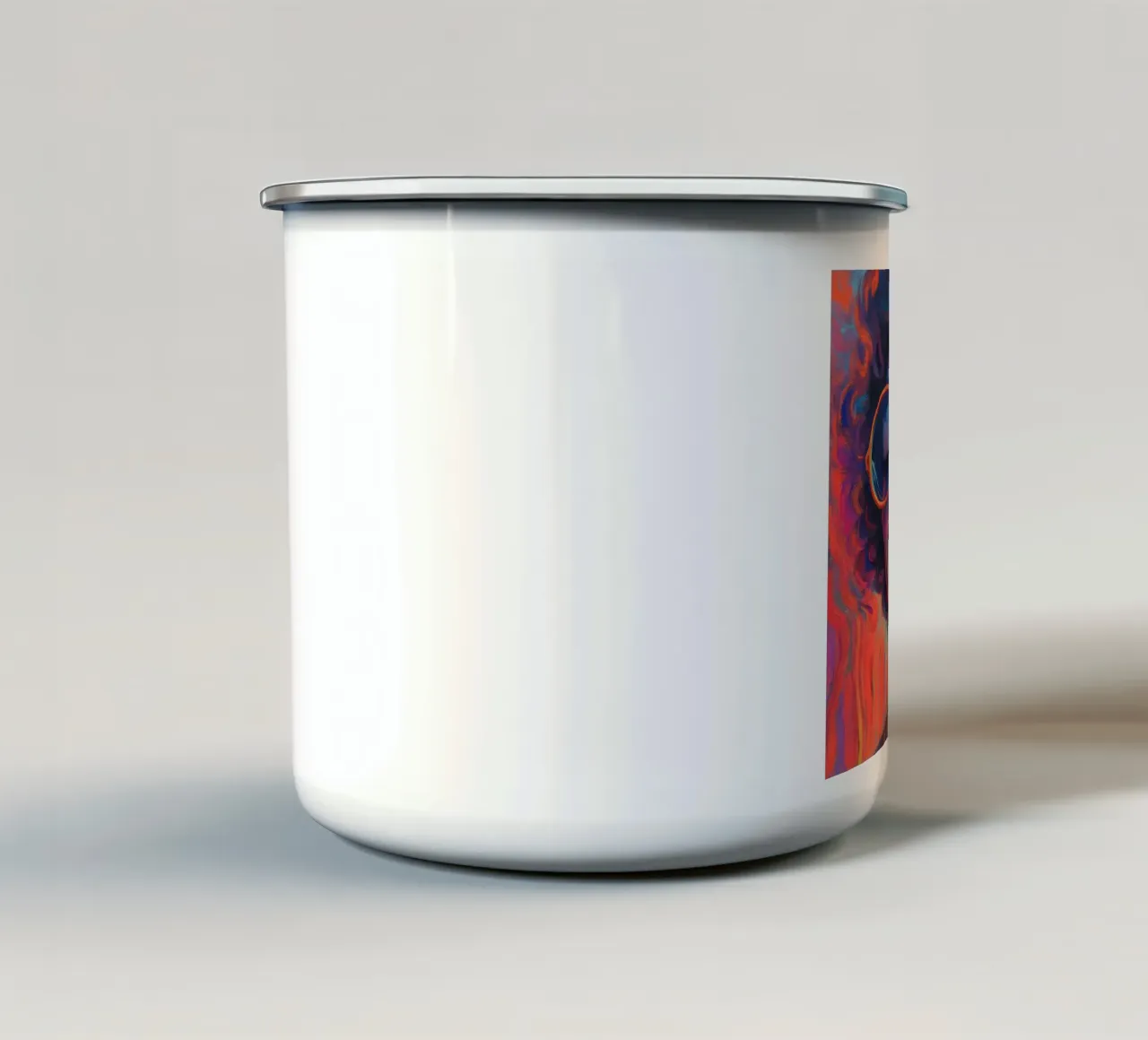 Orgoglioso bel viso tazza in smalto da Motivate-Today