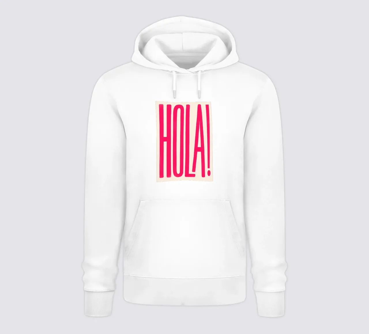 Hola Typography felpa con cappuccio da Attaboy Dsgn