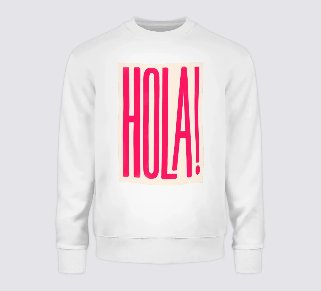 Hola Typography felpa da Attaboy Dsgn
