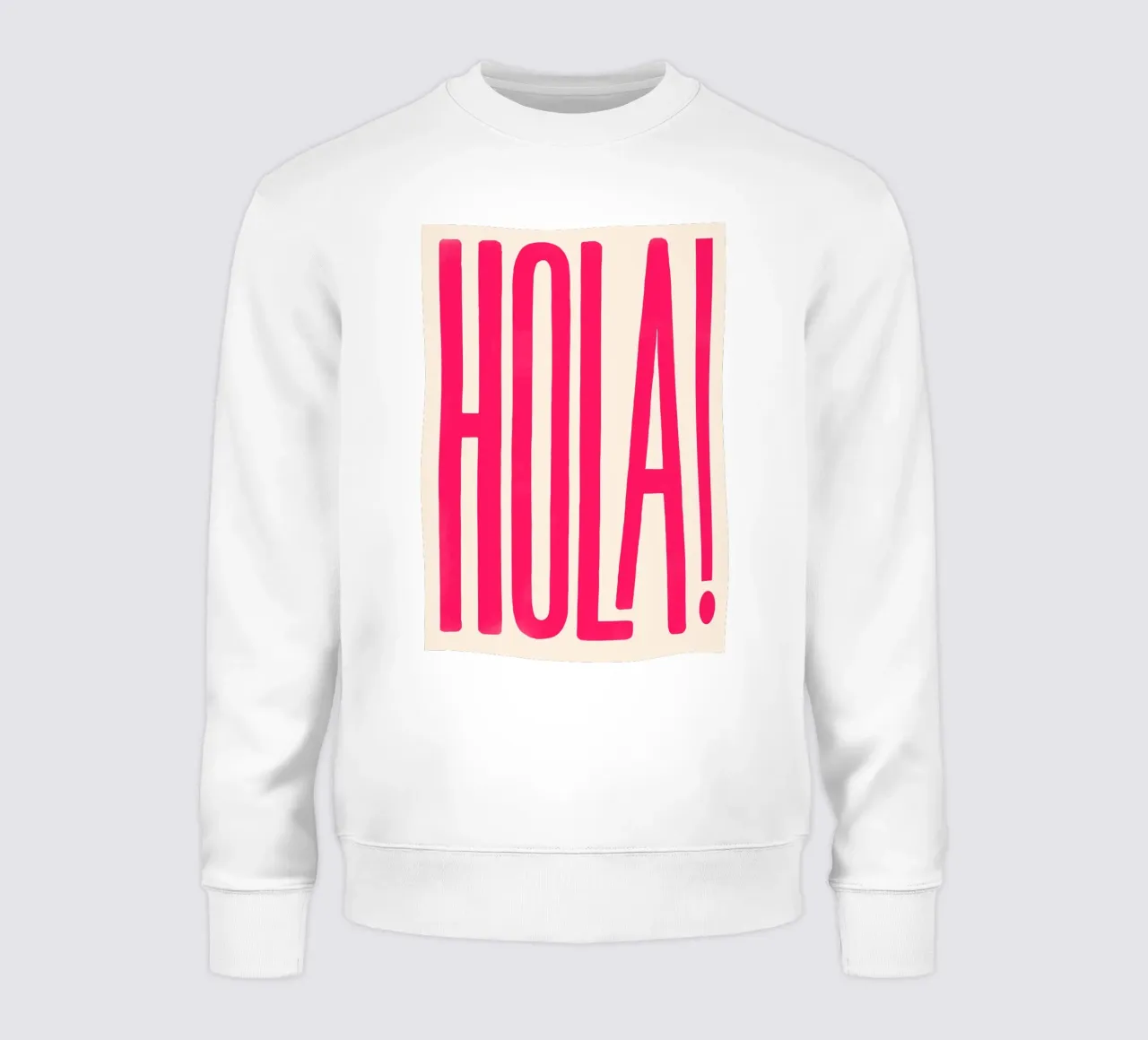 Hola Typography felpa da Attaboy Dsgn