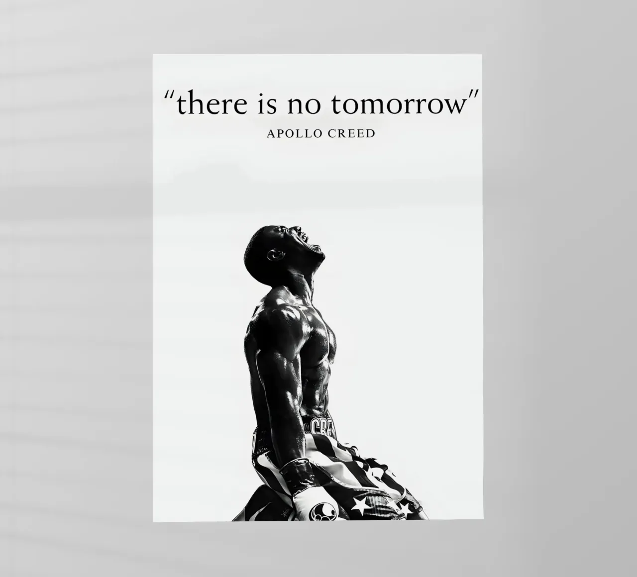 "there is no tomorrow" pellicola backlit da Type & Tape