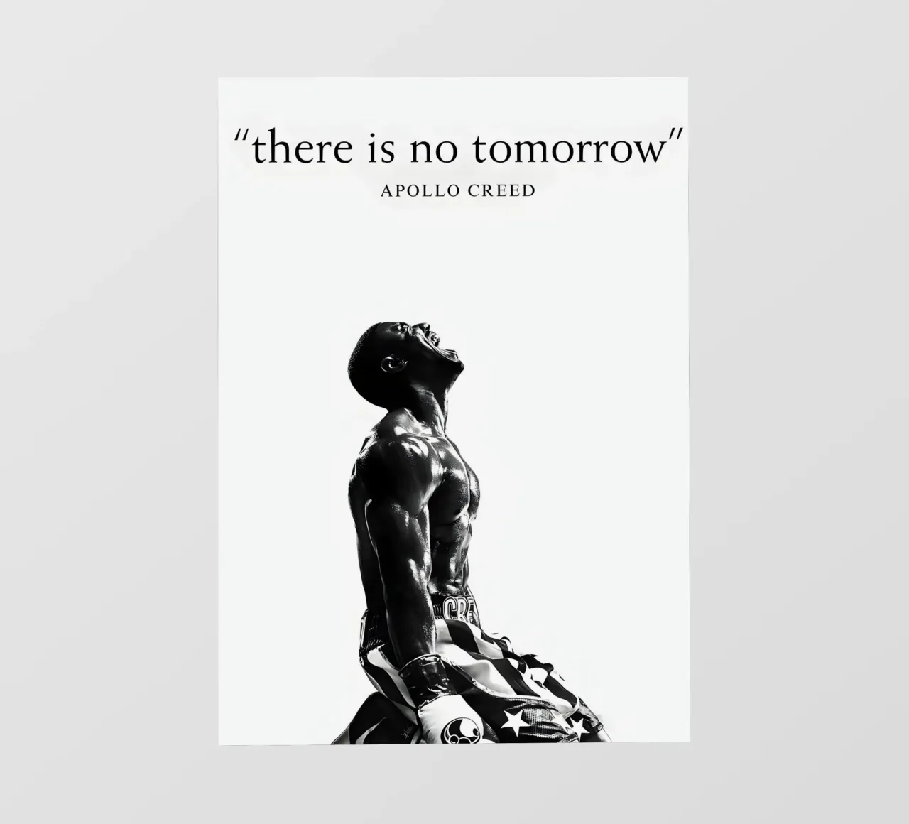 "there is no tomorrow" pellicola backlit da Type & Tape