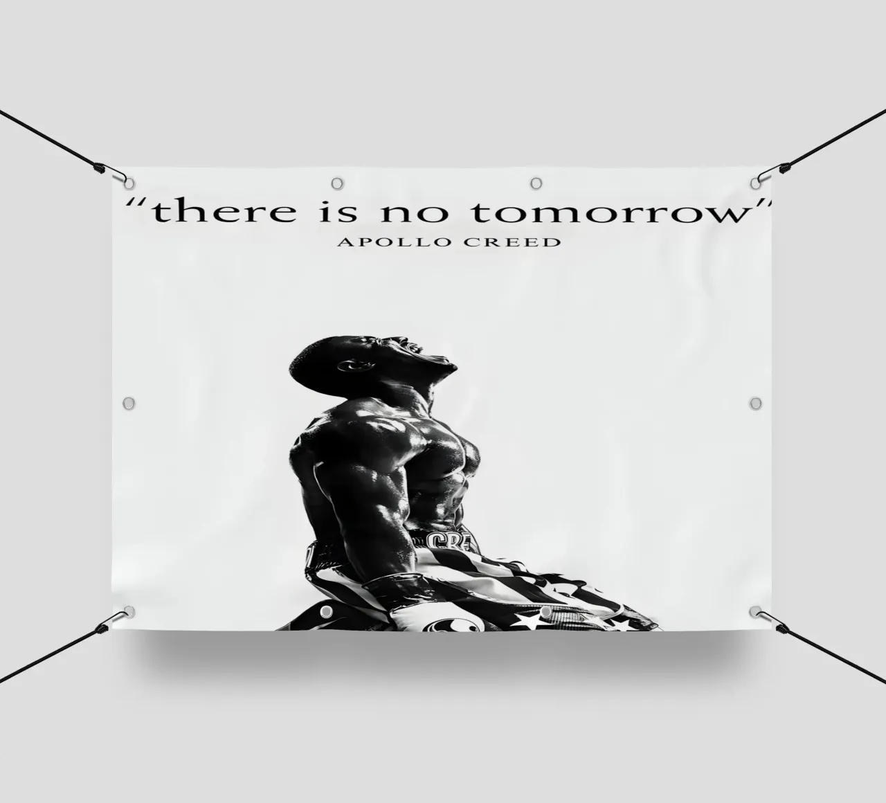 "there is no tomorrow" telo in pvc da Type & Tape
