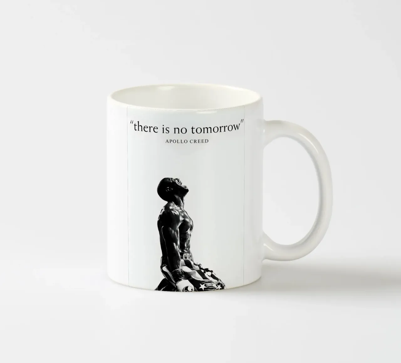 "there is no tomorrow" tazza in ceramica da Type & Tape