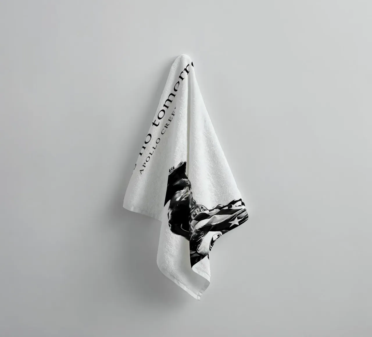 "there is no tomorrow" asciugamano da bagno da Type & Tape