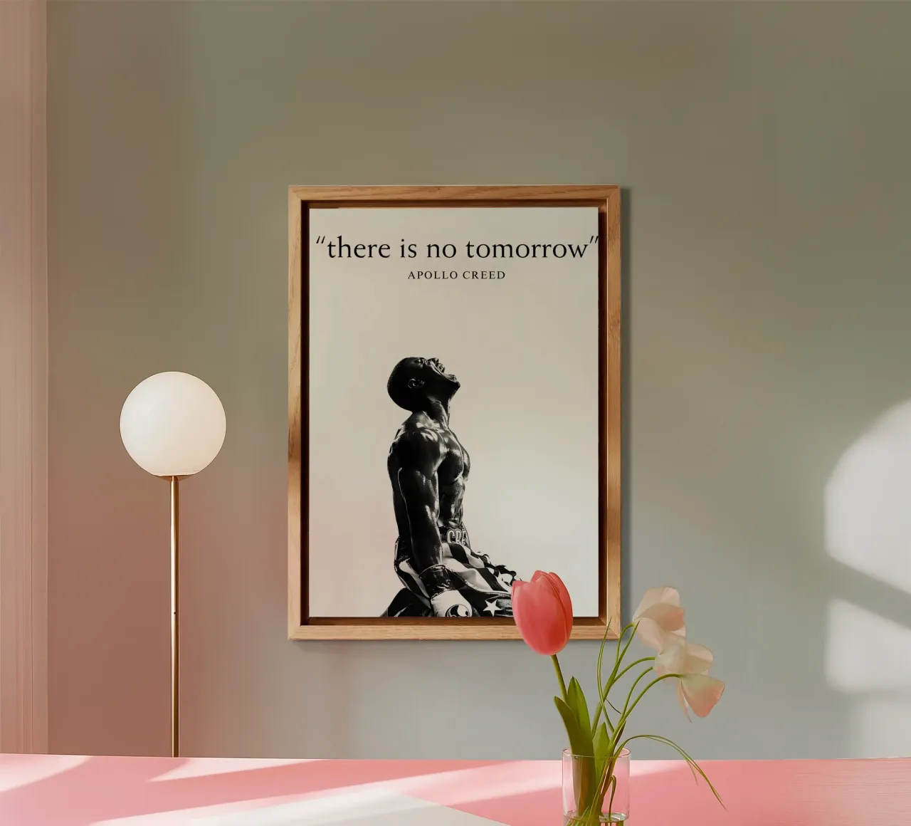 "there is no tomorrow" alluminio dibond da Type & Tape
