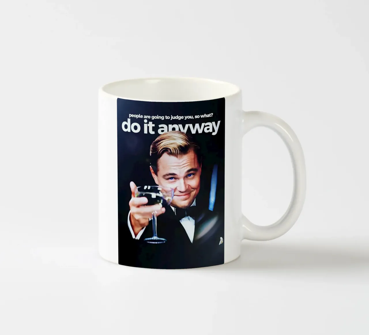 do it anyway tazza in ceramica da Type & Tape