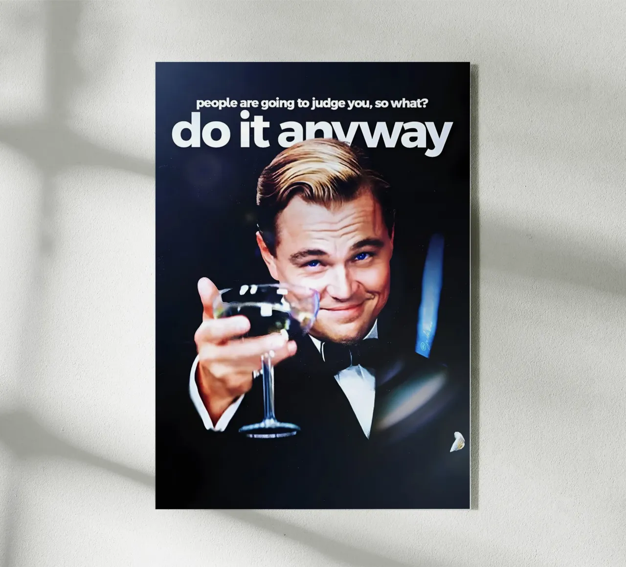 do it anyway plexiglass da Type & Tape