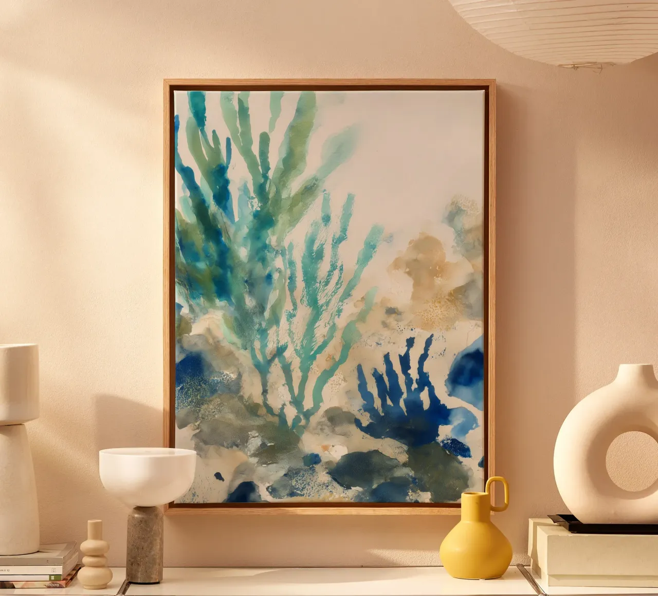 Shallow Seabed canvas by Matthias Keller Studio
