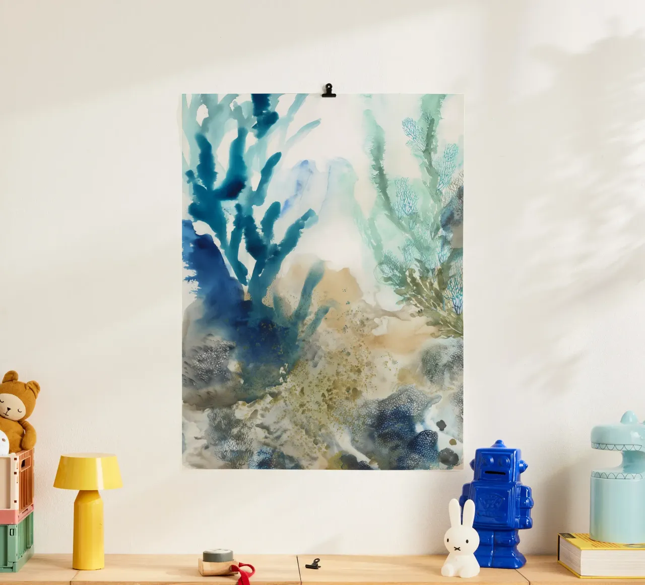 Gezeitenpool Echo Poster von Matthias Keller Studio