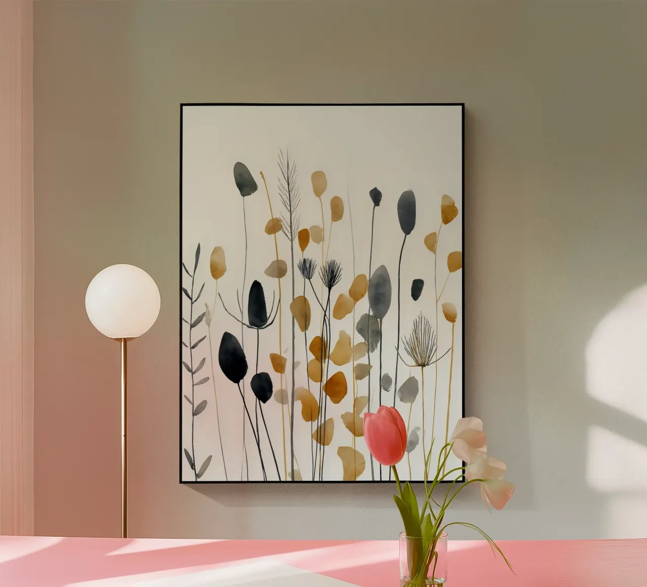 Steli e silenzio plexiglass da Sophia Calder Studio