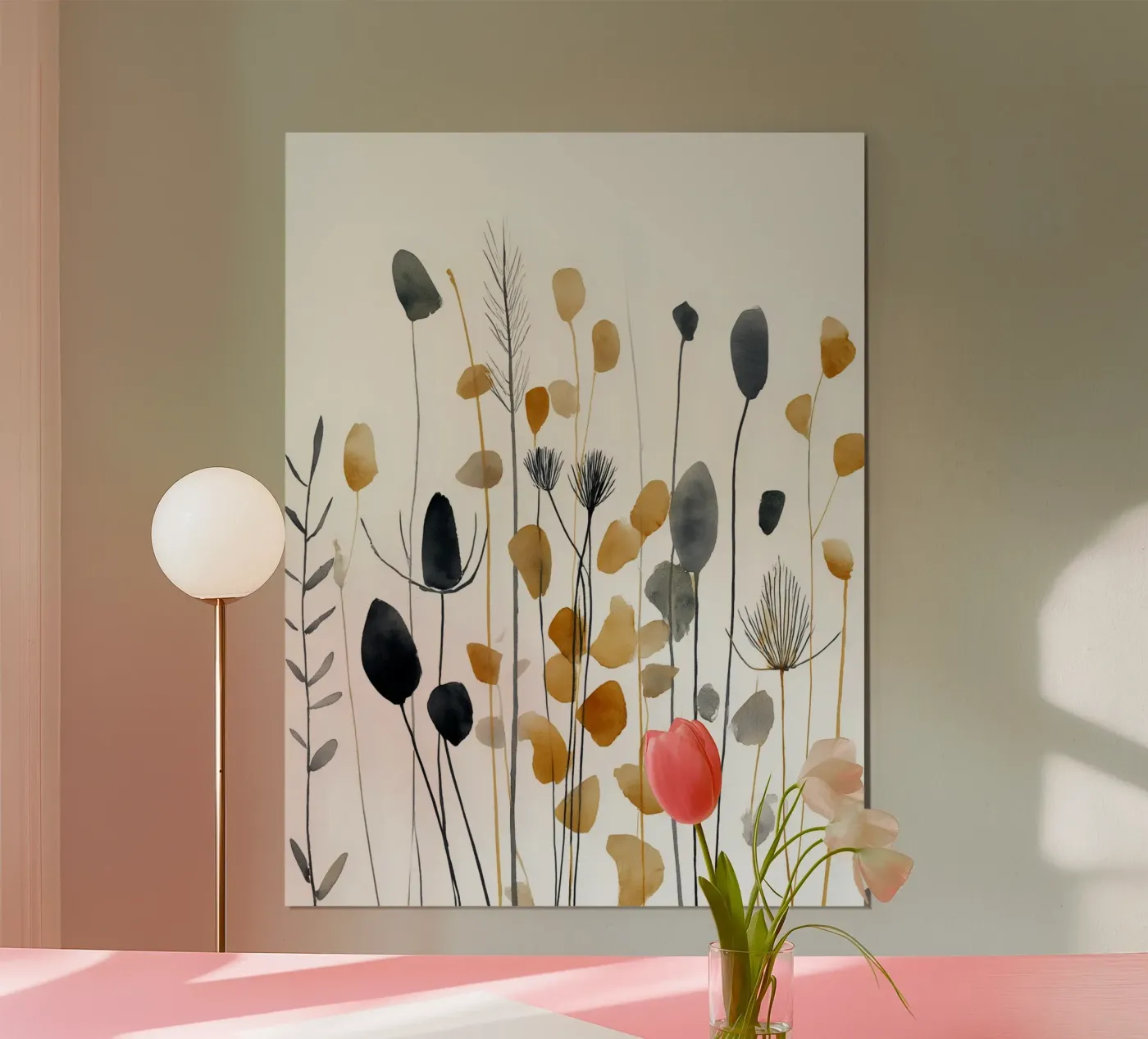 Steli e silenzio poster da Sophia Calder Studio