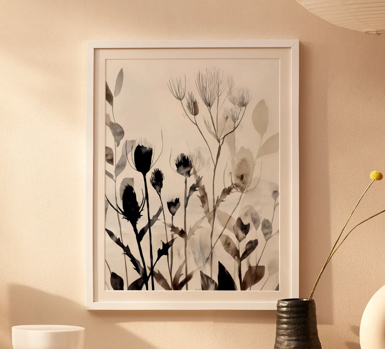 Stagione secca poster con telaio in plastica da Sophia Calder Studio
