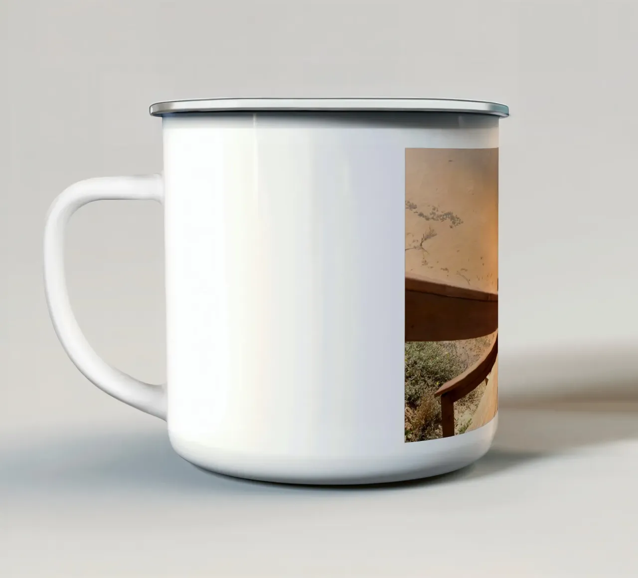 Anno sabbatico tazza in smalto da rafael campezato