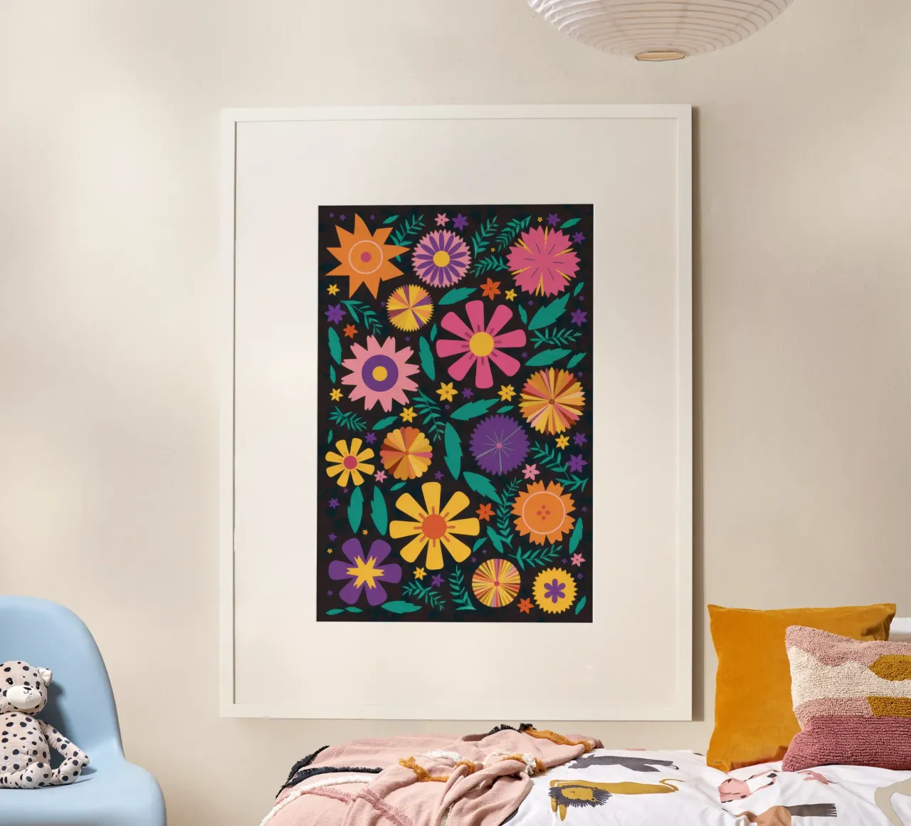 Giardino popolare di mezzanotte poster da Scaller Stars