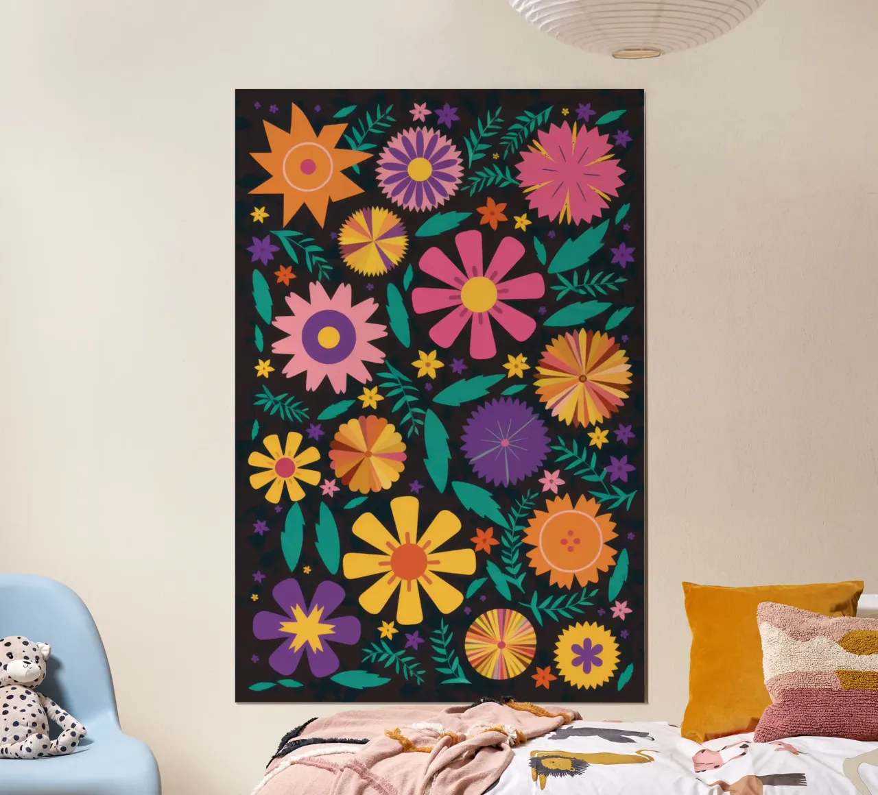 Giardino popolare di mezzanotte poster da Scaller Stars