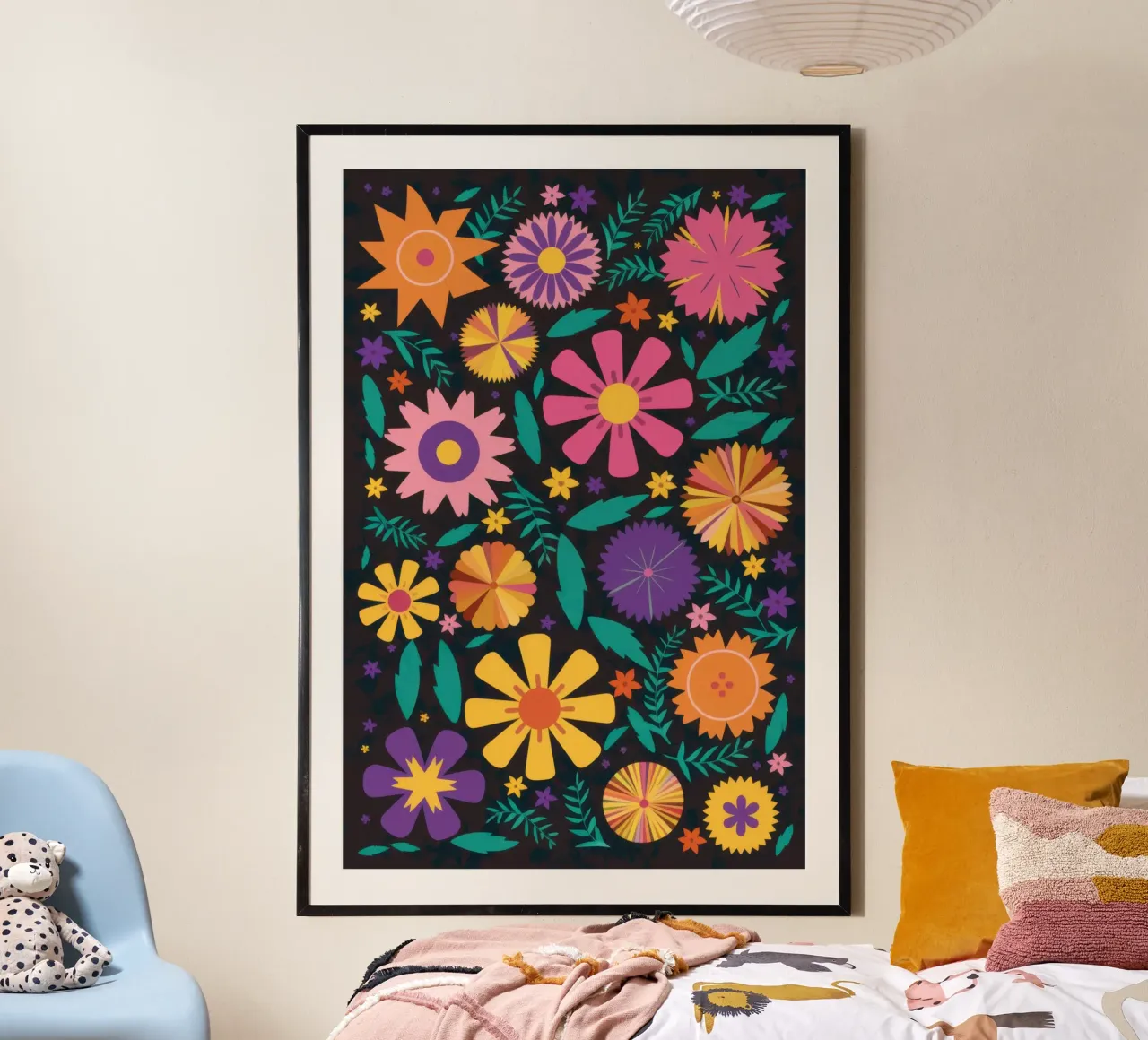 Giardino popolare di mezzanotte poster da Scaller Stars
