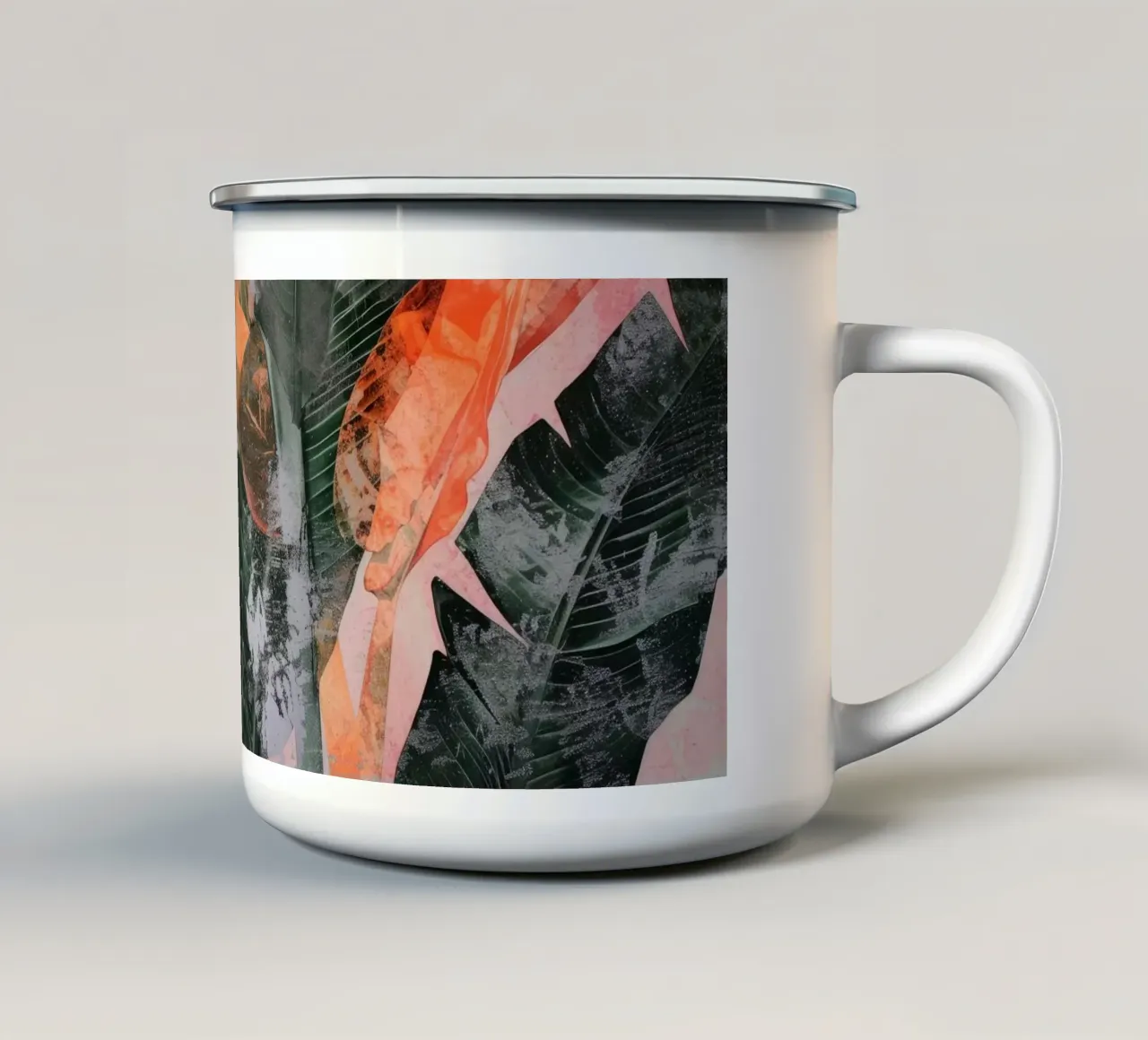 Into The Jungle No 1 tazza in smalto da treechild