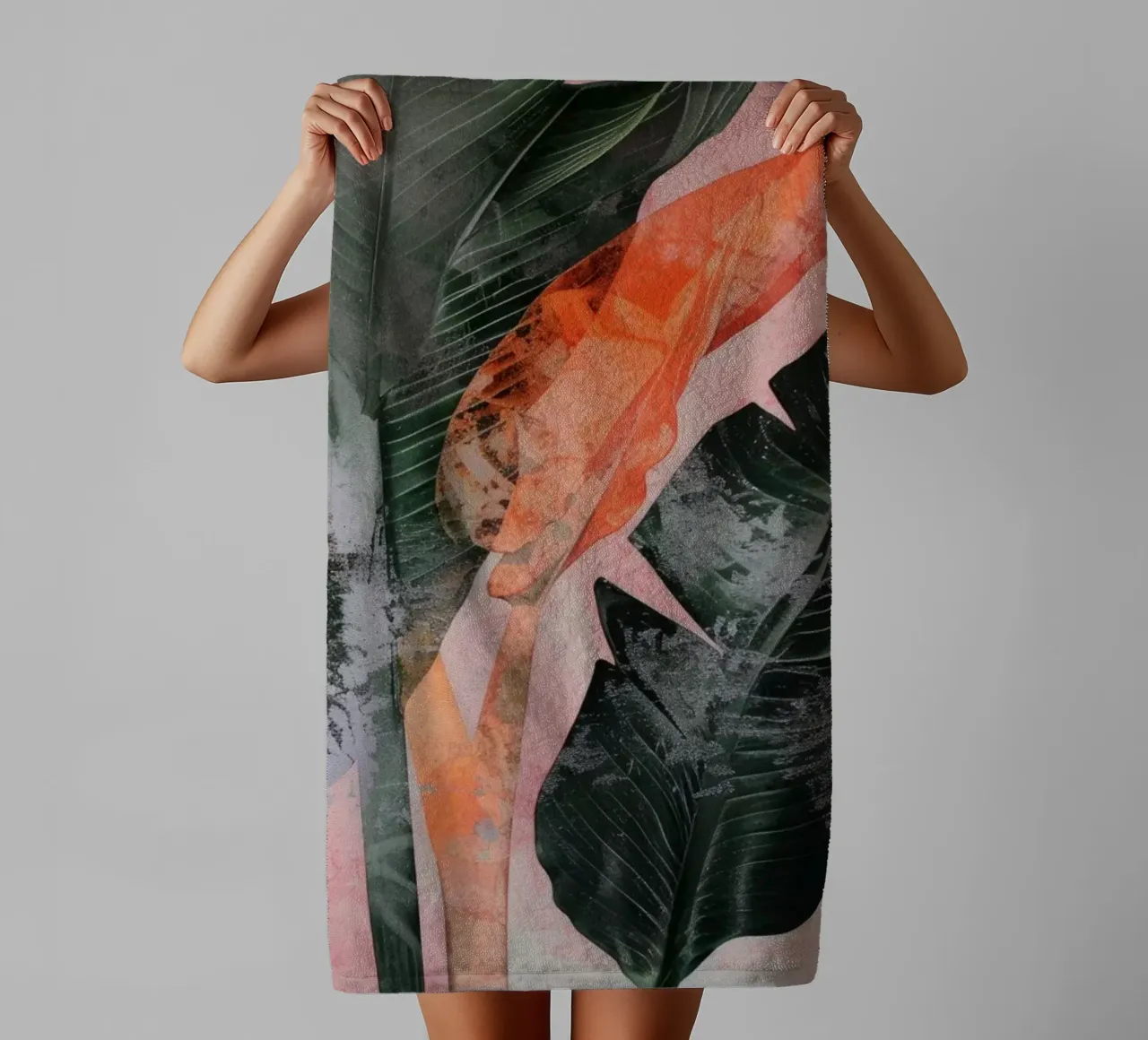 Into The Jungle No 1 asciugamano da bagno da treechild