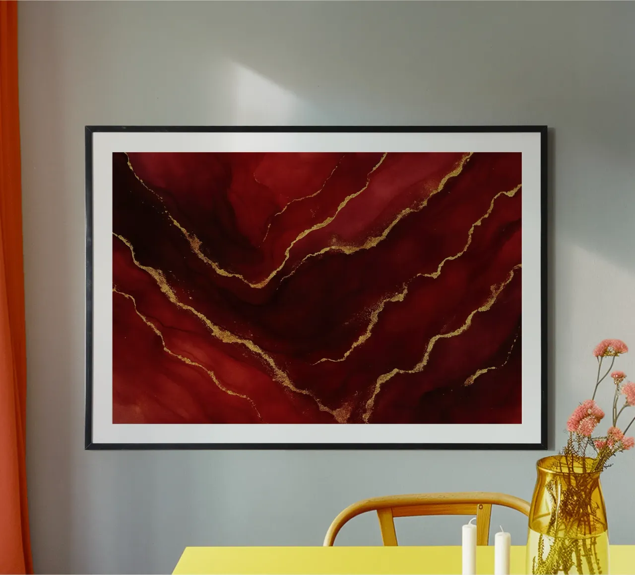 Oro di Borgogna poster da Chromatic Fusion Studio