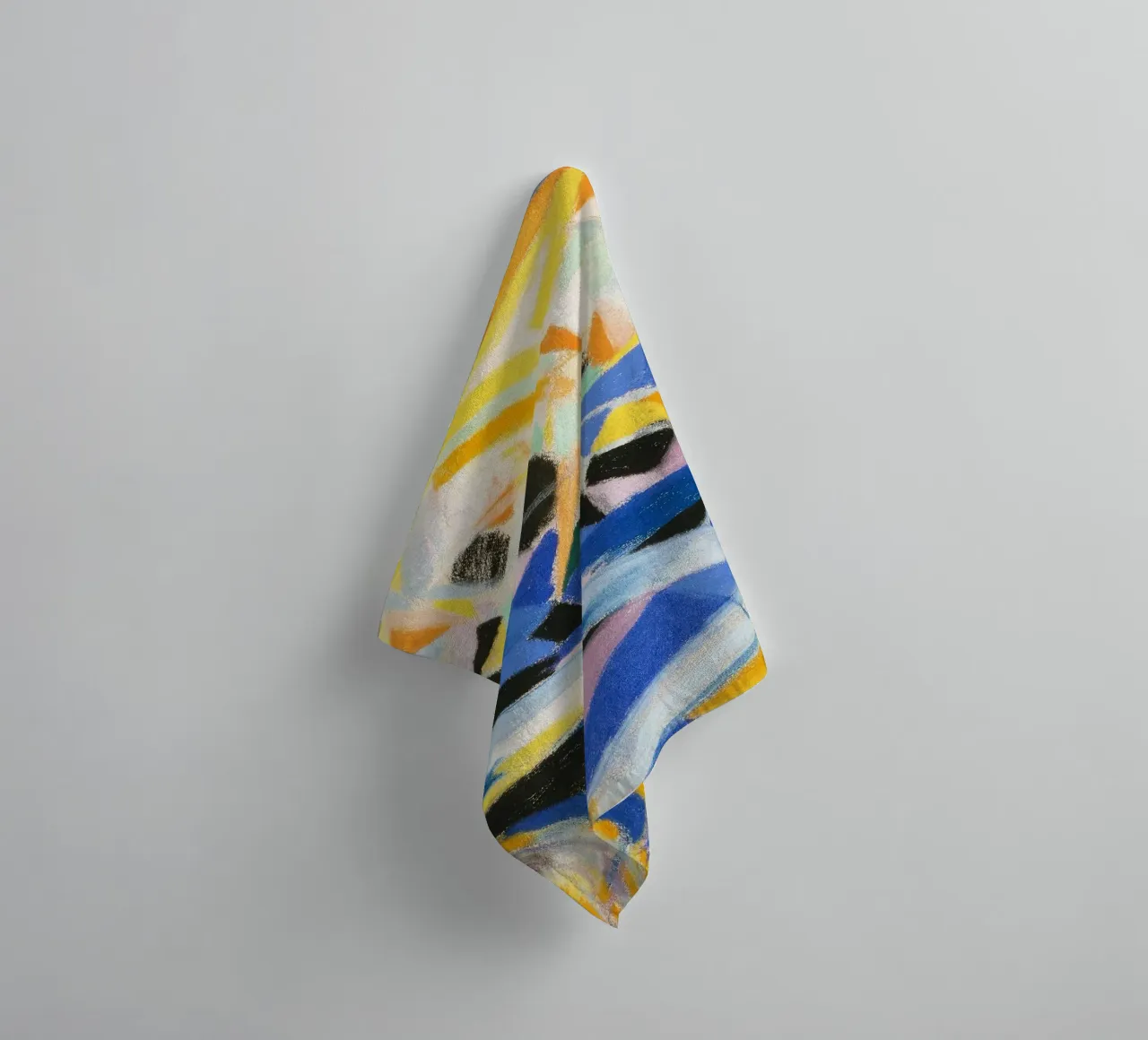 Futurist Composition by Joseph Stella i towel by Venus Art