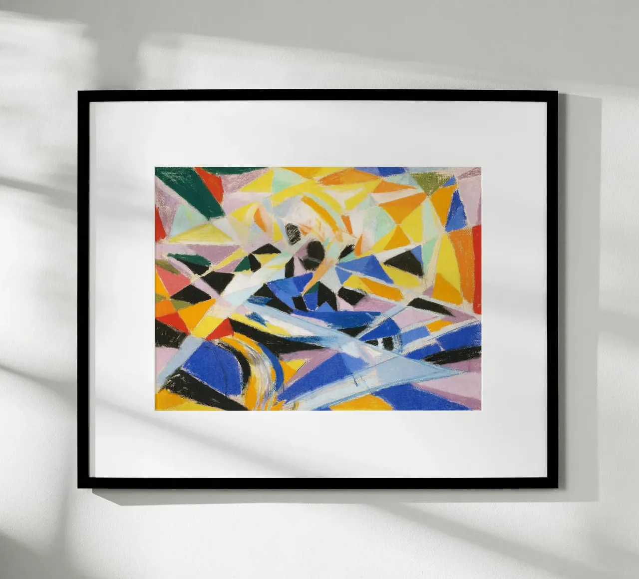 Composizione futurista di Joseph Stella i poster con telaio in plastica da Venus Art